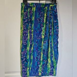 Casusl Corner Wrap Skirt